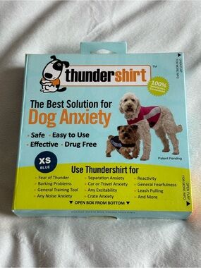 Thundershirt Dog Anxiety Shirt- Blue Polo - XS